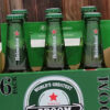 A Heineken Beer Bottle Case of Six
