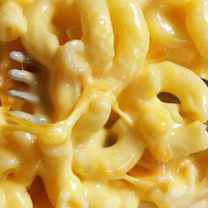 Macaroni and Cheese Close Up Shot Top Copy